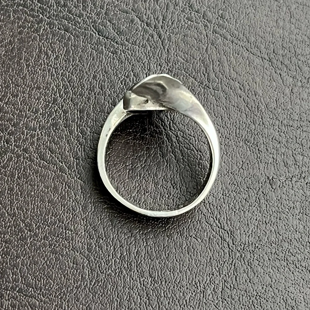 🔴SOLD🔴 Vintage Taxco Mexico sterling silver amethyst ring - Picture 8 of 11